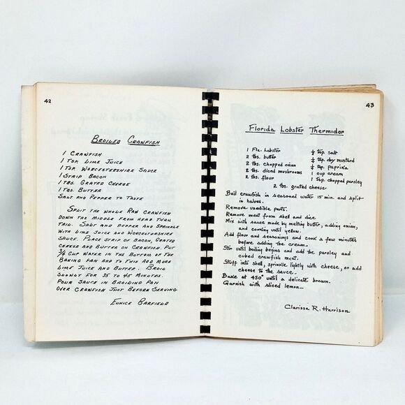 Fort Myers Cookbook Recipes (1975 Revised Vintage Spiral Bound Paperback) - Picture 6 of 9
